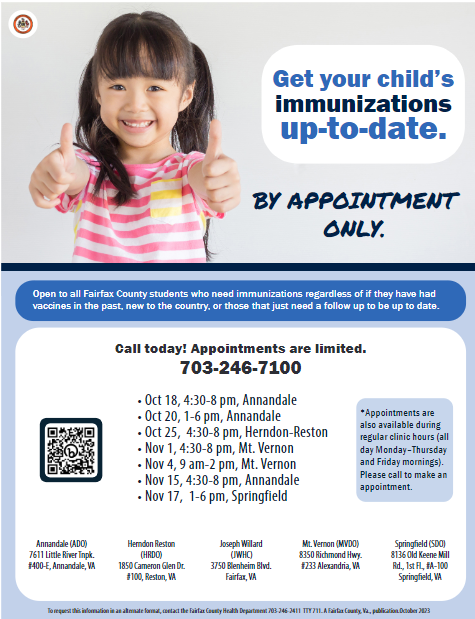 immunization flyer