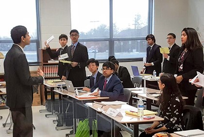 Speech and Debate students