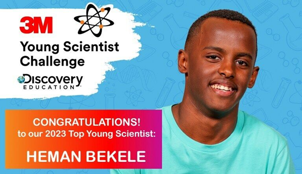 Heman Bekele names America's Top Young Scientist by 3M