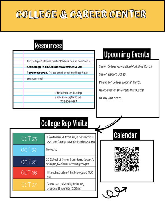 College and Career Center News