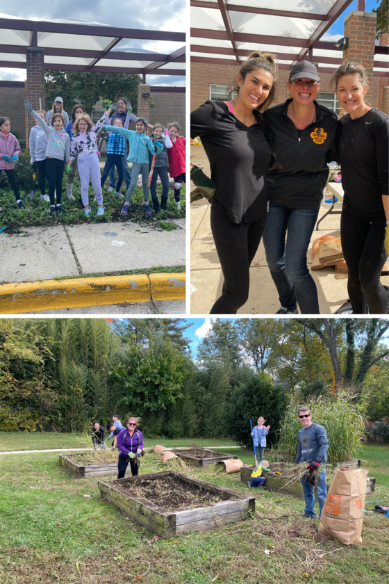 Spring Hill ES clean up photos