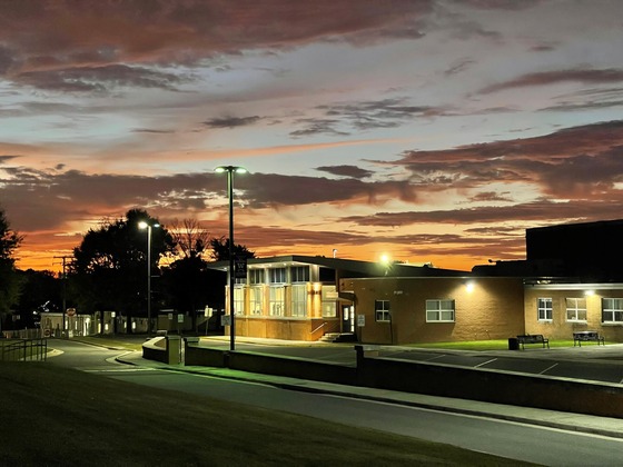 Sunrise Over Woodson on Friday