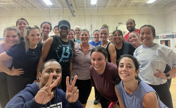 Mosaic staff group workout