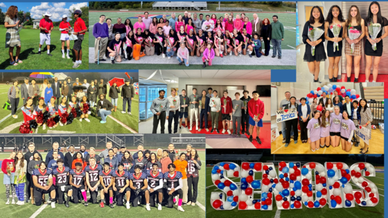 Collage of Senior athletes from all fall sports