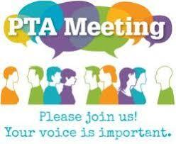 Our November PTA meeting will be held on Wednesday the 8th at 7 PM.