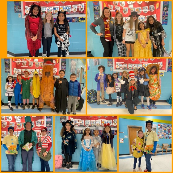 Students and staff had fun celebrating Book Character Dress Up Day.