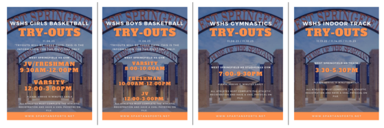 Winter Sports Tryouts