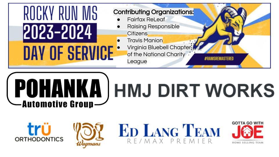 Day of Service Thank Yous