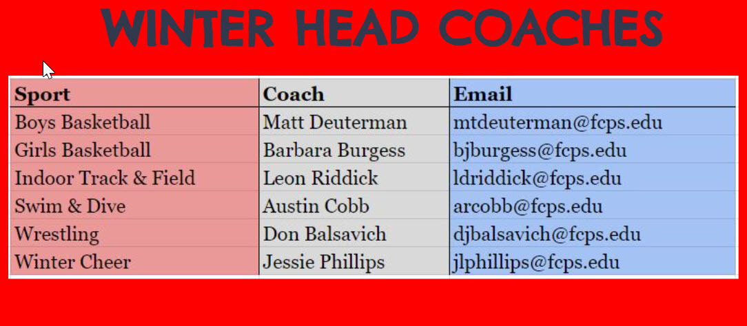 winter coaches