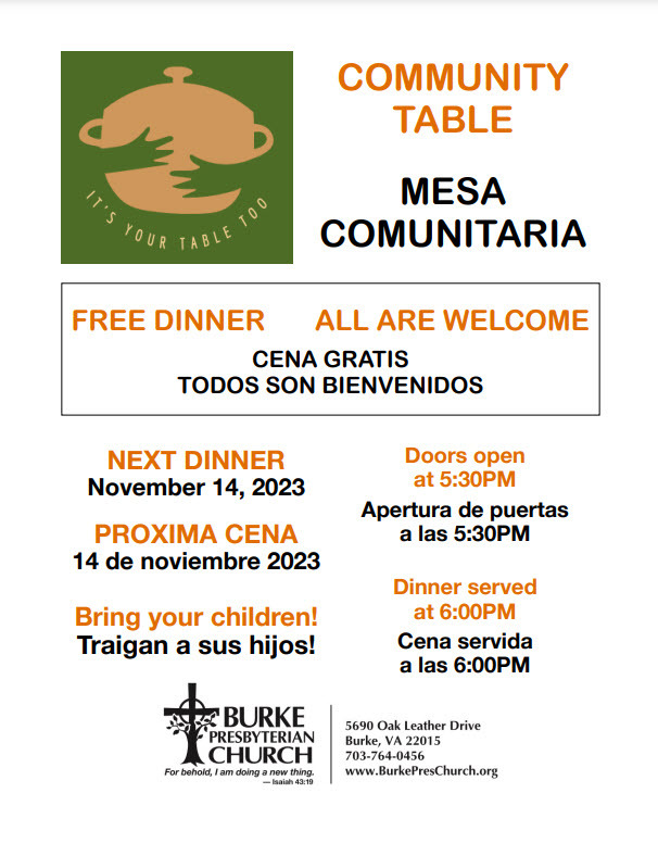 community table