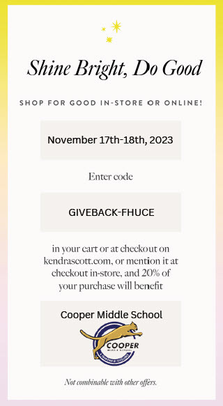 fundraiser with Kendra Scott