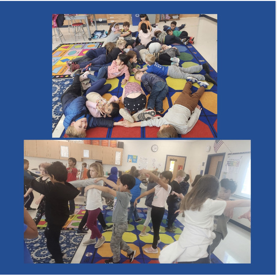 Students enjoying music class