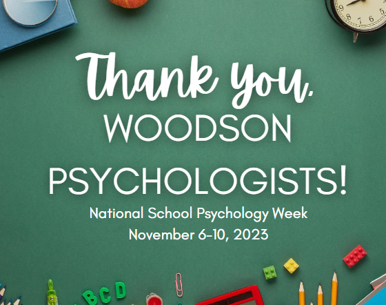 Thank You Woodson Psychologists!