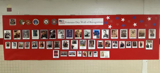 Veterans day wall