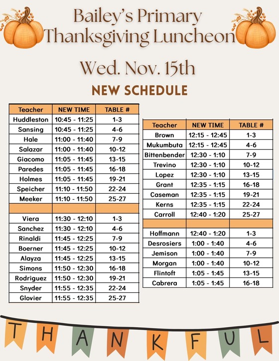 Thanksgiving English