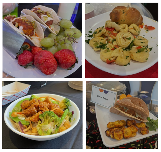 Food show collage
