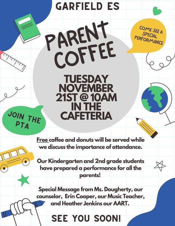 Garfield ES Parent Coffee