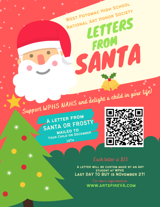 Letters for Santa flyer