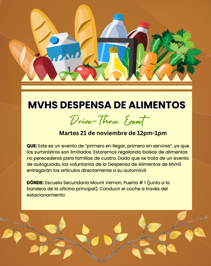 MVHS Food Pantry Spanish