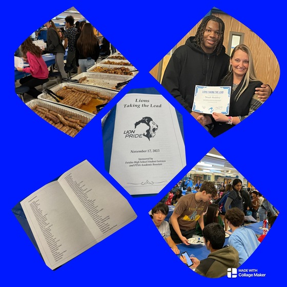 Lions Taking the Lead collage