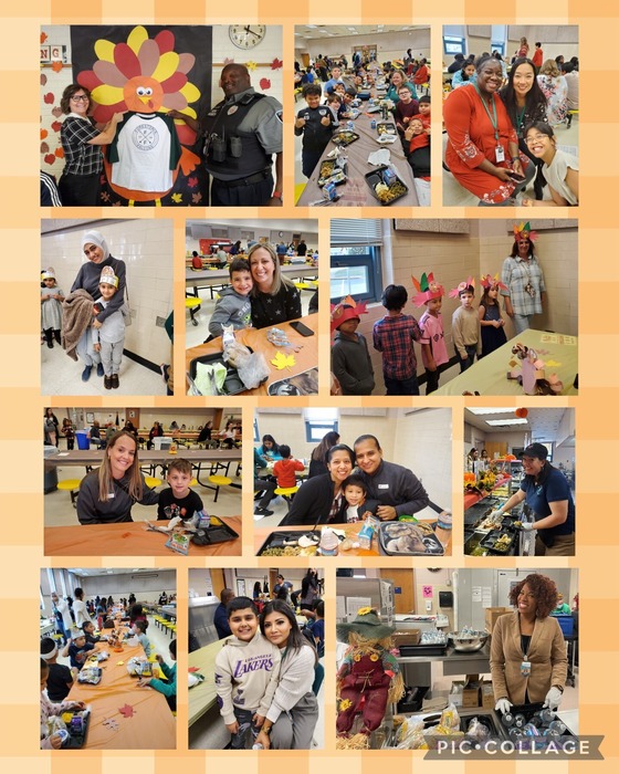 Thanksgiving Luncheon Collage