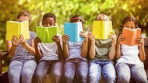 Image of children reading books