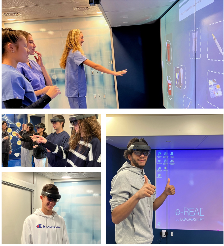 Students experiencing Medi-Corps Immersive Learning Center