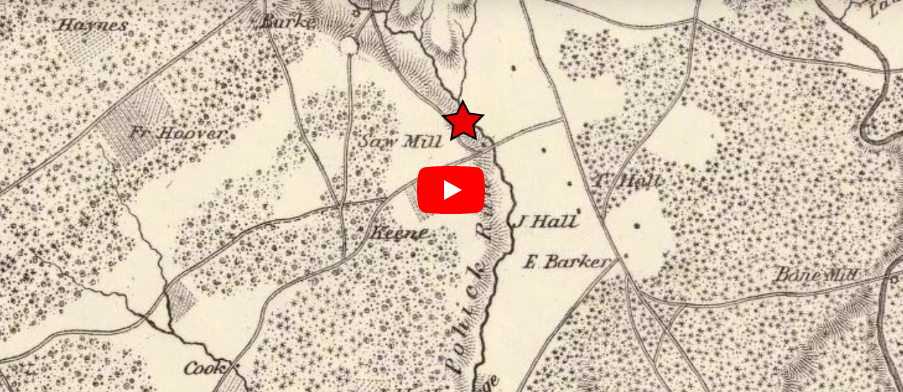 Old map of Keene Mill