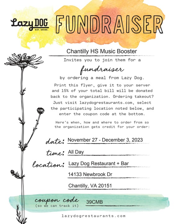 Music Boosters Fundraiser