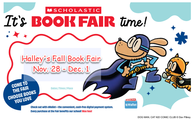 halley book fair graphic