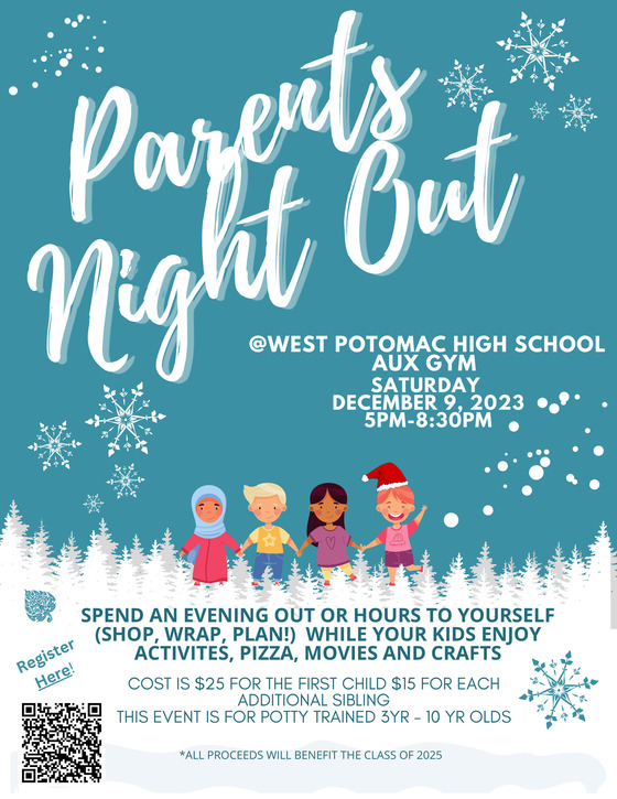 West Potomac Parent Night Out flyer