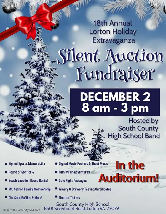 18th Annual Lorton Holiday Extravaganza Silent Auction Fundraiser