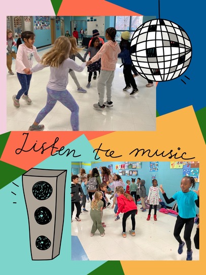 Students love the Friday morning dance parties!