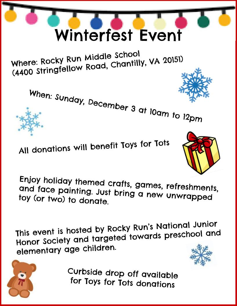 Winter Fest at Rocky Run