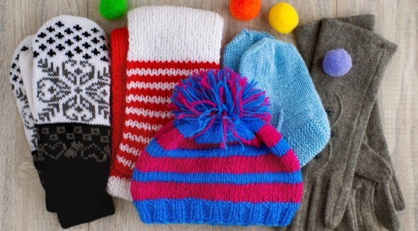 hats and gloves