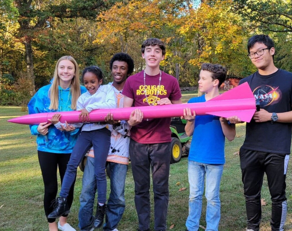 Oakton High School Rocket building