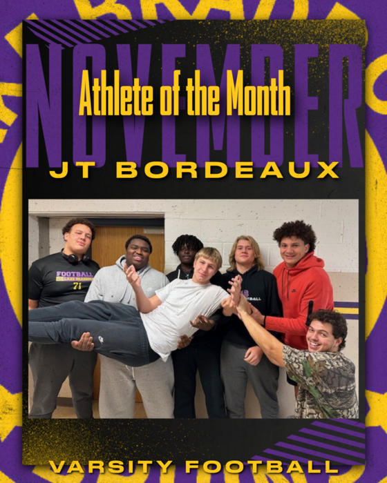 JT Athlete of the Month