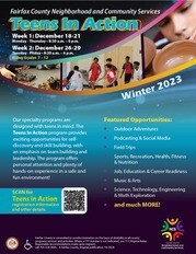 Teens in Action Winter Camp