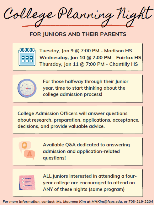 Junior College Night 2024