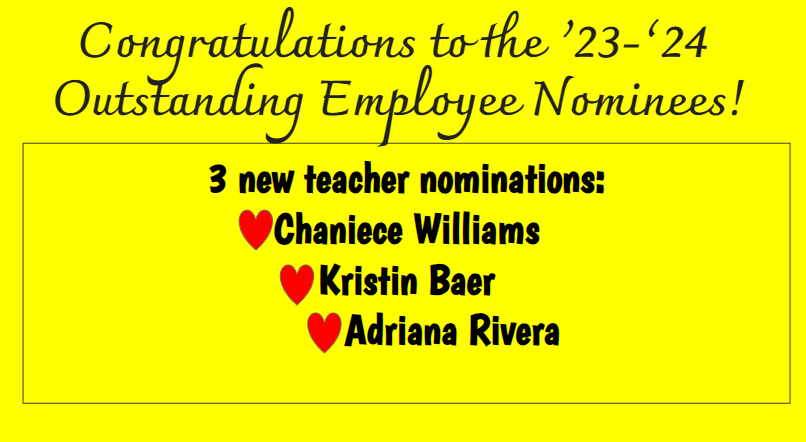 outstanding new employees