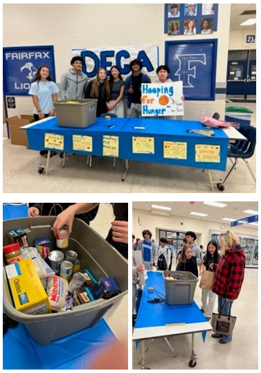 Hoops for Hunger collage