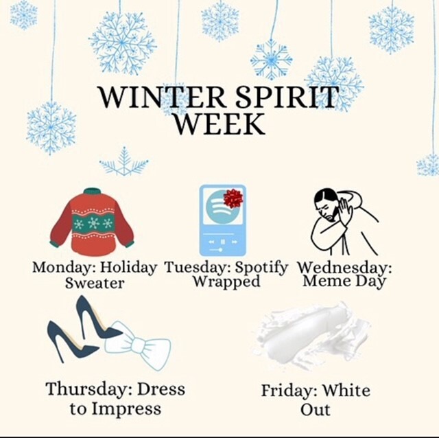 Winter spirit week