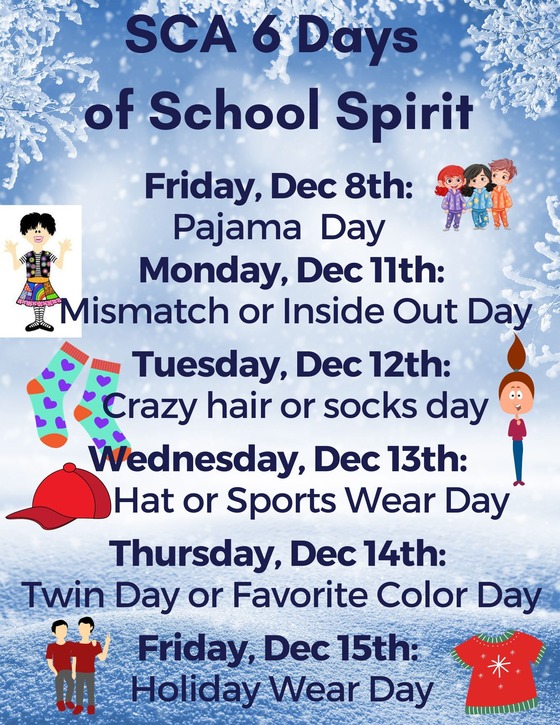 SCA Spirit Week