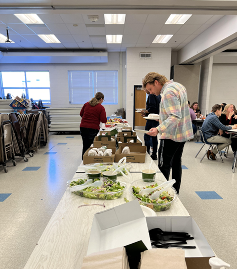 PTSO Provided Faculty with Lunch