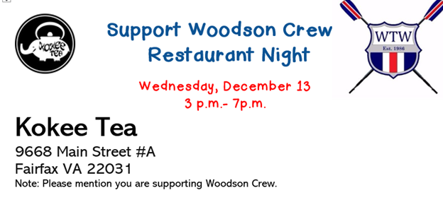 Kokee Tea Woodson Crew Fundraiser Night