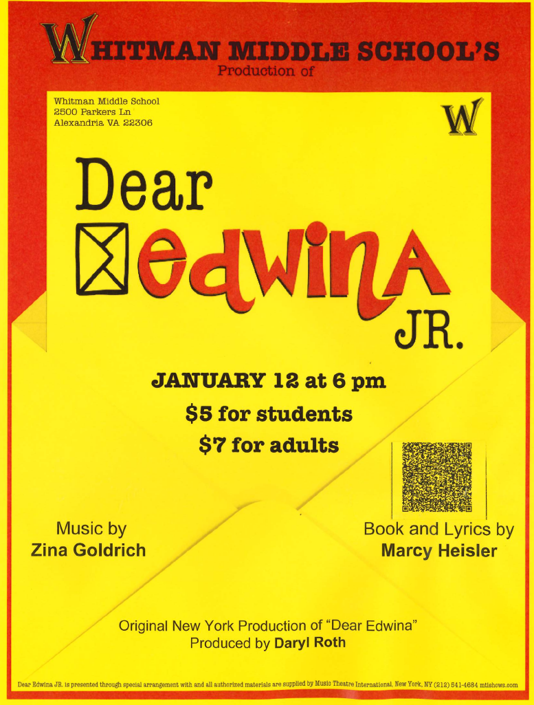 Whitman Dear Edwina 