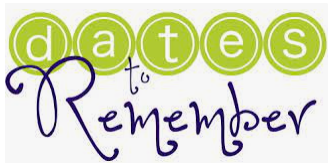 Dates to Remember