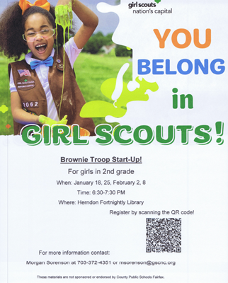 brownie troop start up english