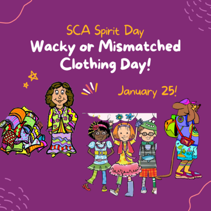 Wacky or mismatched clothing day