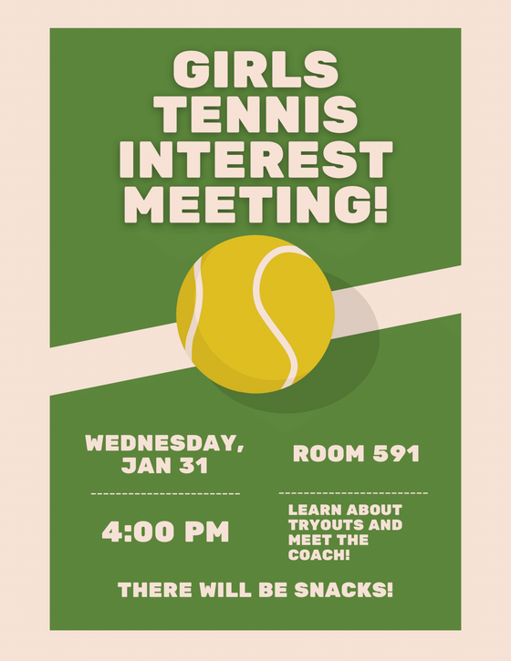Tennis Interest Meeting